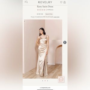 Rory Satin Bridesmaid Dress